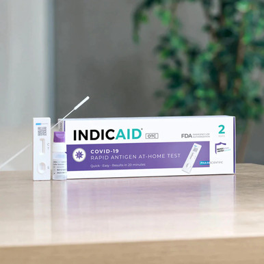INDICAID COVID-19 Rapid Antigen At-Home Test (OTC) - 2 Tests